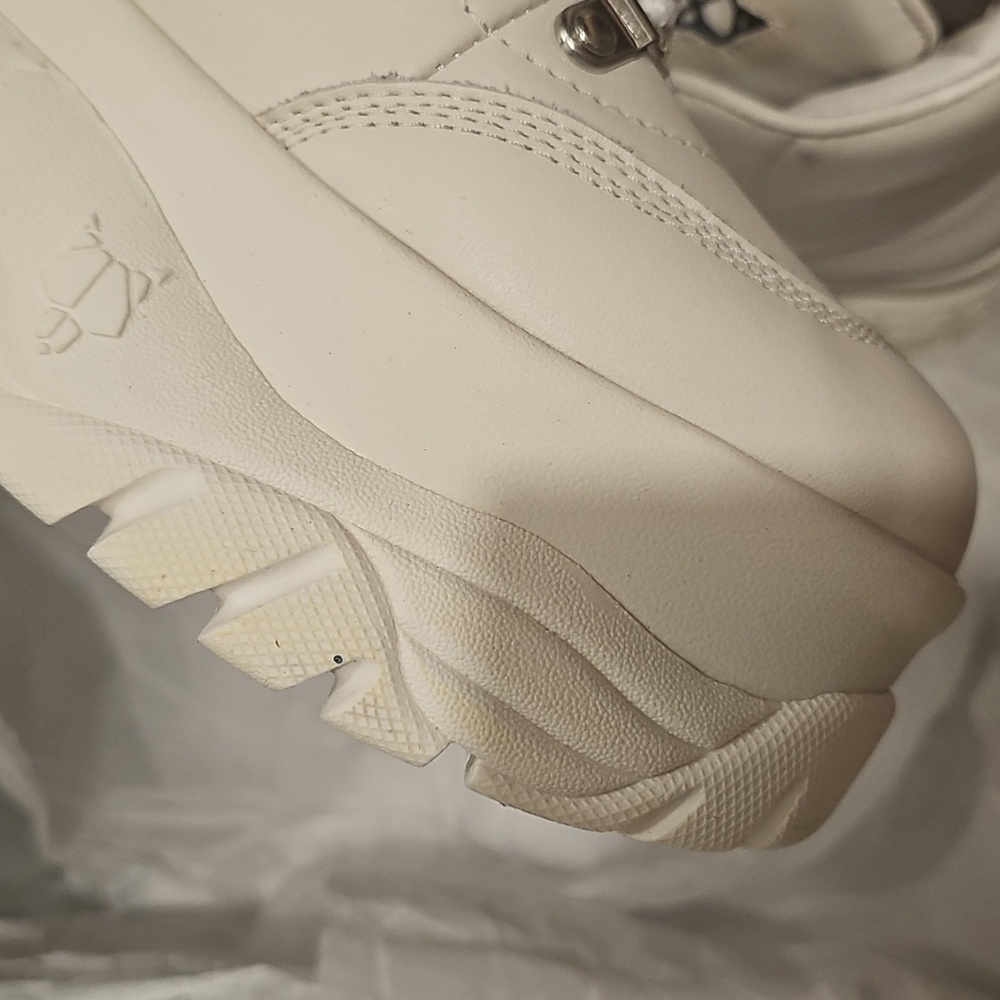 Naked Wolfe Spike Wicked White Platform High-Top Sneakers sz 7 US - Picture 14 of 15